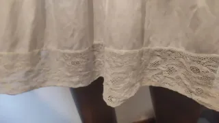 Sottoveste vintage anni 70 pizzo