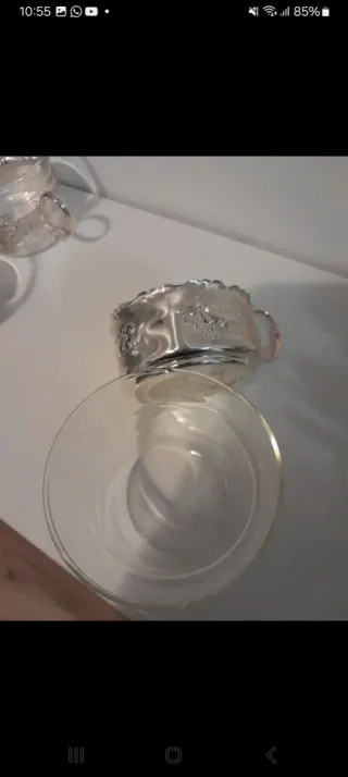 Tazas cristal y alpaca (Set de 6)