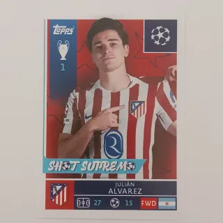 Topps Champions 25-26 Lote 14 stickers Atlético