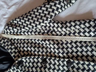 Americana mujer estampado pata de gallo