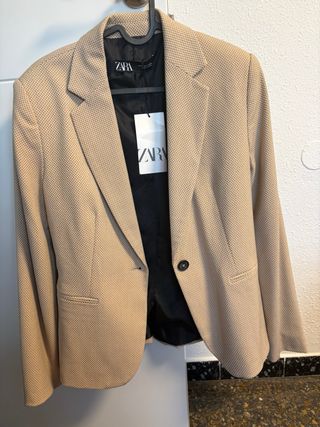 Chaqueta Zara Beige Sin Estrenar