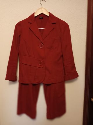Traje pantalón BOBA Talla S Rojo
