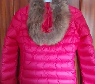 Anorak Moncler Niña Talla 12 Rosa