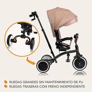 Triciclo LIONELO Tris Plus Paseo Bebé