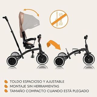 Triciclo LIONELO Tris Plus Paseo Bebé