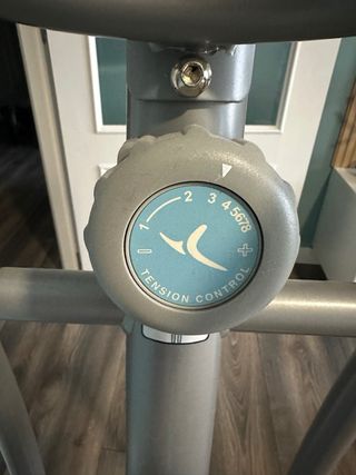 Bicicleta Elíptica Gris y Azul Decathlon