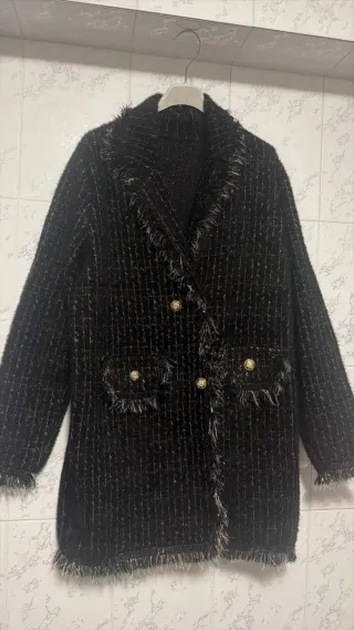 Abrigo de punto talla única