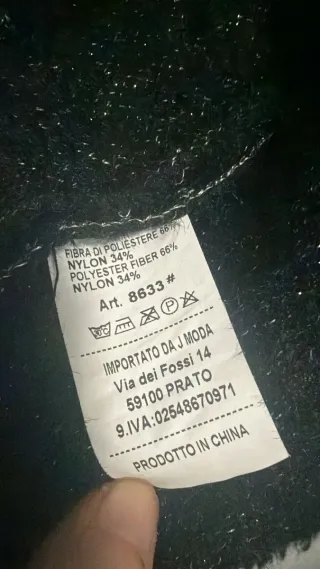 Abrigo de punto talla única