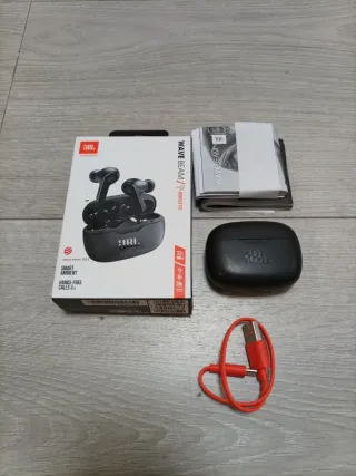 Auriculares In-Ear JBL Wave Beam Negros