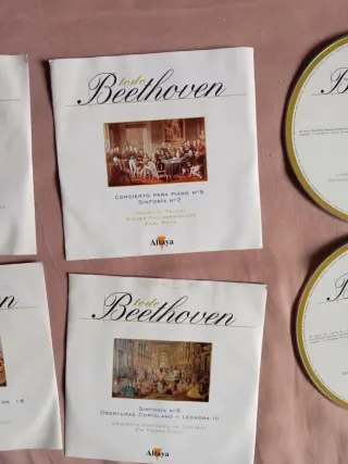 Lote 4 CDs Beethoven Clásica