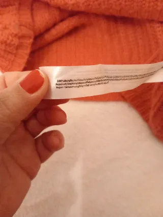 Maglione Terranova color corallo Taglia M