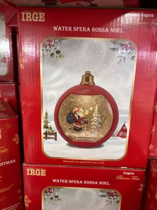 Sfera d'acqua IRGE Rossa Noel