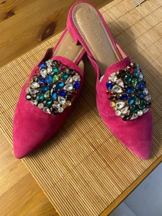 Mules Joya Pedro Miralles Rosa Multicolor