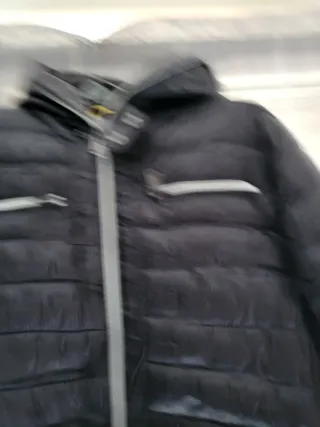 Piumino Datch con cappuccio Tg.XL nero