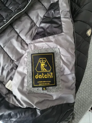 Piumino Datch con cappuccio Tg.XL nero