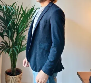 Blazer Azul Oscuro Hombre