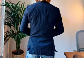 Blazer Azul Oscuro Hombre