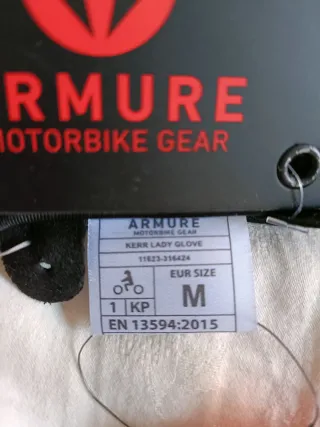 Guantes Moto Mujer Verano ARMURE Talla M