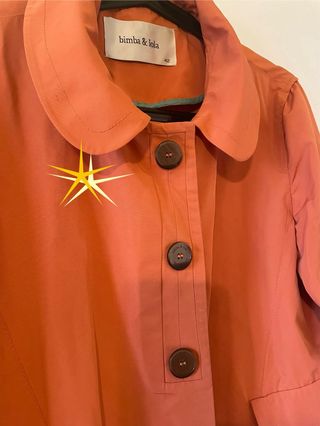 Gabardina Bimba y Lola Naranja  Especial Navidad.