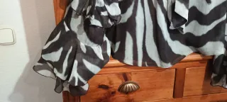 Blusa Mango Cebra Talla M