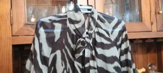 Blusa Mango Cebra Talla M
