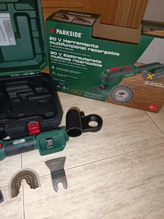 Multiherramienta 20V Parkside + Accesorios