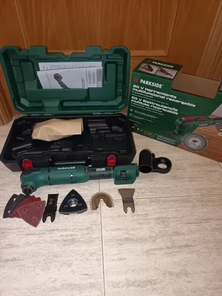 Multiherramienta 20V Parkside + Accesorios