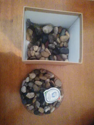 Pietre decorative in sacchetto