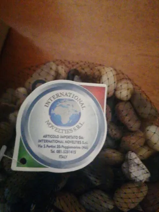 Pietre decorative in sacchetto