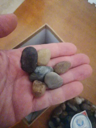 Pietre decorative in sacchetto