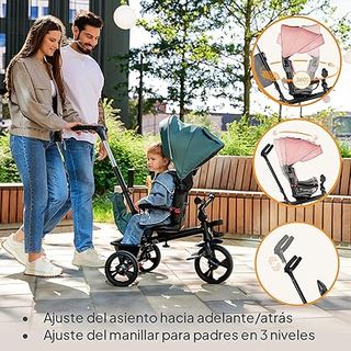 Triciclo LIONELO Haari Evolutivo Niños Rosa