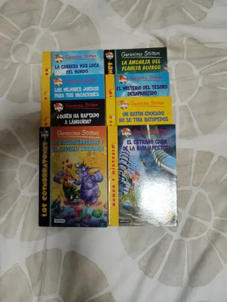 Pack de 8 libros Gerónimo Stilton