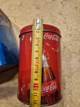 Lotto 4 Scatole Latta Coca Cola e Biscotti