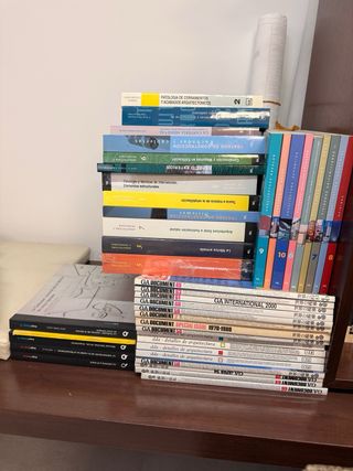 Lote libros, revistas colección de Arquitectura