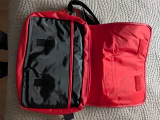 Bolso Ferrari Portadocumentos ordenador Rojo