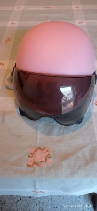 Casco  Rosa para mujer.