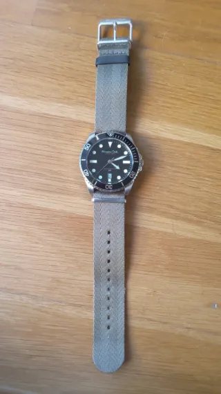 Reloj Massimo Dutti Negro y Beige