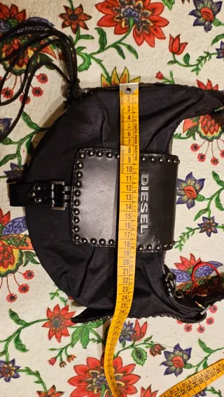 Bolso Diesel piel y lona