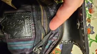 Bolso Diesel piel y lona