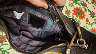 Bolso Diesel piel y lona