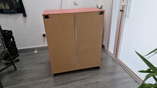 Cómoda IKEA Brimnes Roja