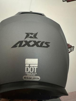 Casco Axxis Talla XS Modular Gris Mate nuevo