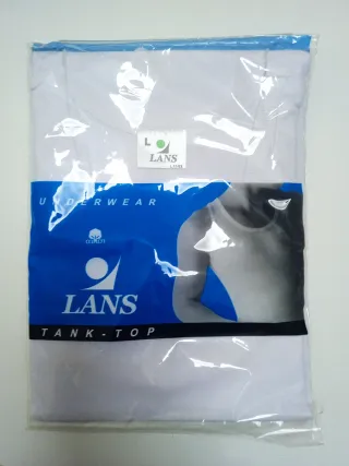 Camiseta Interior Tirantes LANS Blanca Hombre L