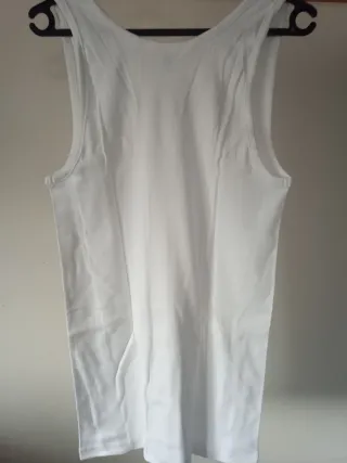 Camiseta Interior Tirantes LANS Blanca Hombre L