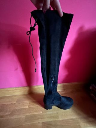 Botas altas tacón negras T 38