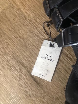 Botas altas Zara negras