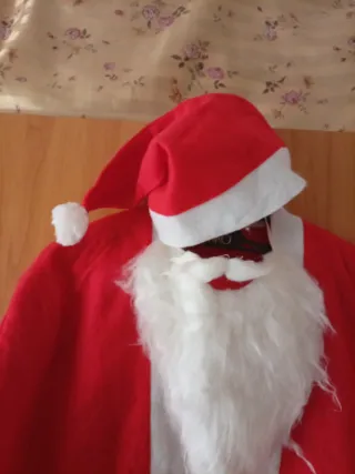 Vestito Babbo Natale con barba e cappello