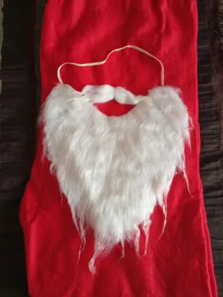 Vestito Babbo Natale con barba e cappello