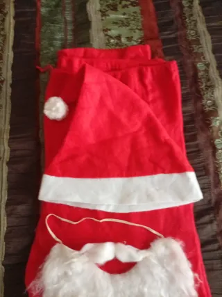 Vestito Babbo Natale con barba e cappello