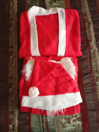 Vestito Babbo Natale con barba e cappello
